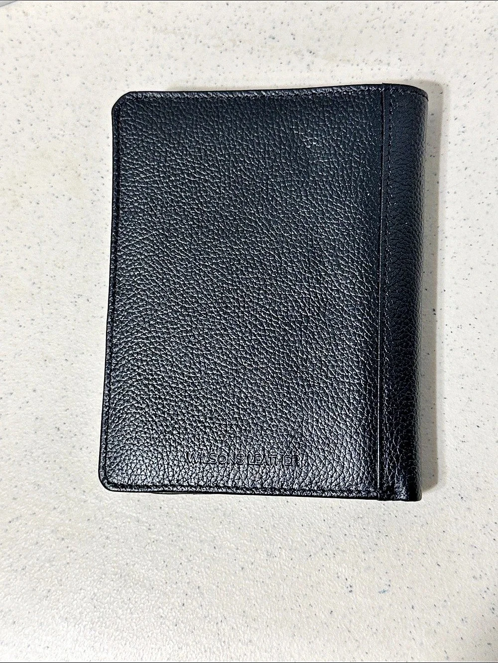 Wilson Leather Passport Organizer Leather Black Like New